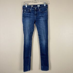 AG Legging Jeans Women's Size 25R Super Skinny Dark Blue
